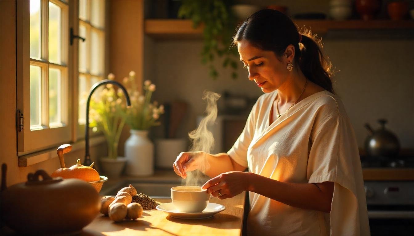 Turmeric Ginger Tea Immune Boost