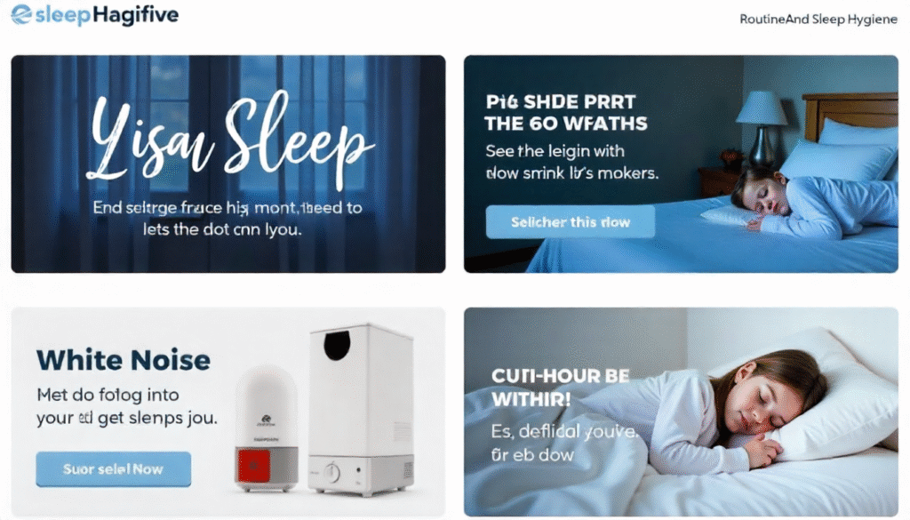 Promote Routine and Sleep Hygiene